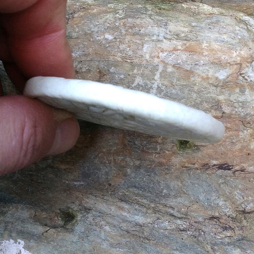 Ciondolo in GIADA di Carpa KOI - GIADA intarsiata carpa KOI