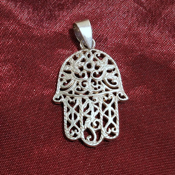 Ciondolo mano di Fatima in argento 925 - BASNA