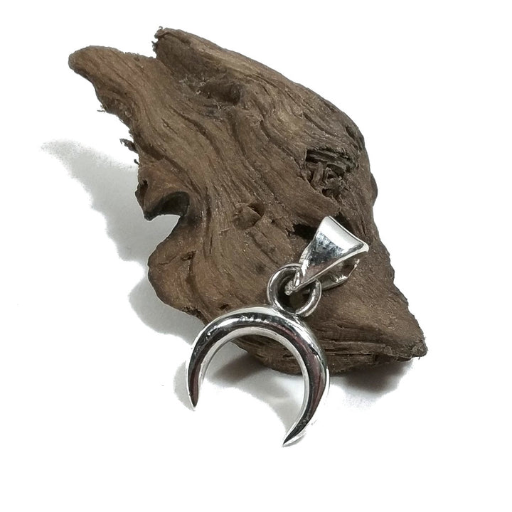 Ciondolo in argento 925 Ciondolo artigianale - MEZZALUNA