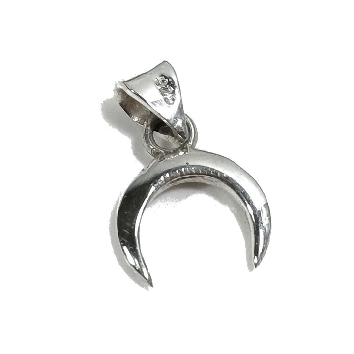 Ciondolo in argento 925 Ciondolo artigianale - MEZZALUNA