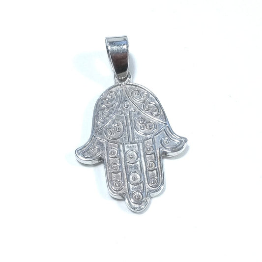 Ciondolo etnico in argento 925 mano di Fatima - ANSAR