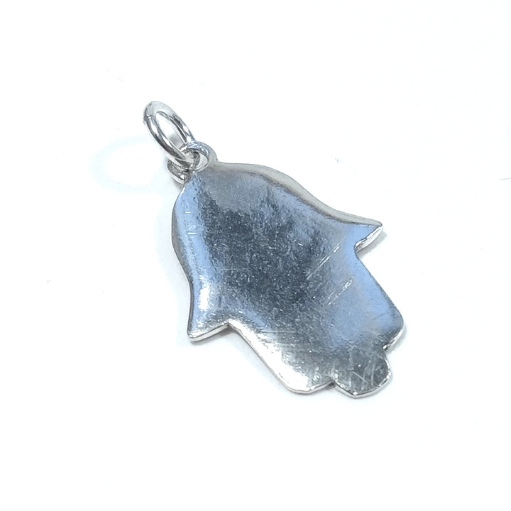 ETHNIC pendant in 925 silver with HAND OF FATIMA