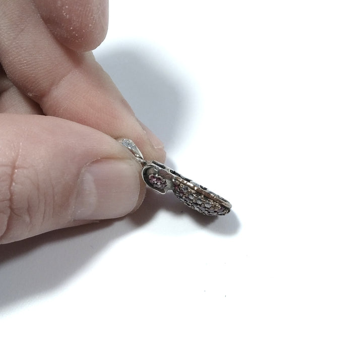STONE PENDANT | in 925 silver with pink Tourmaline