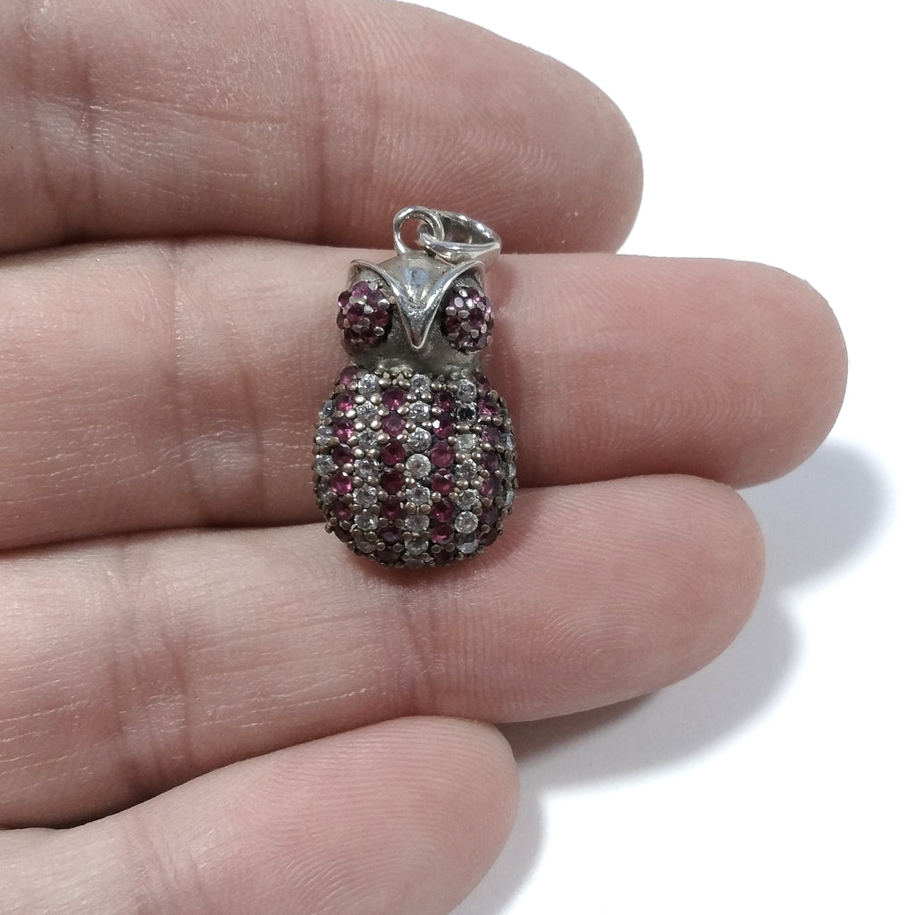 STONE PENDANT | in 925 silver with pink Tourmaline