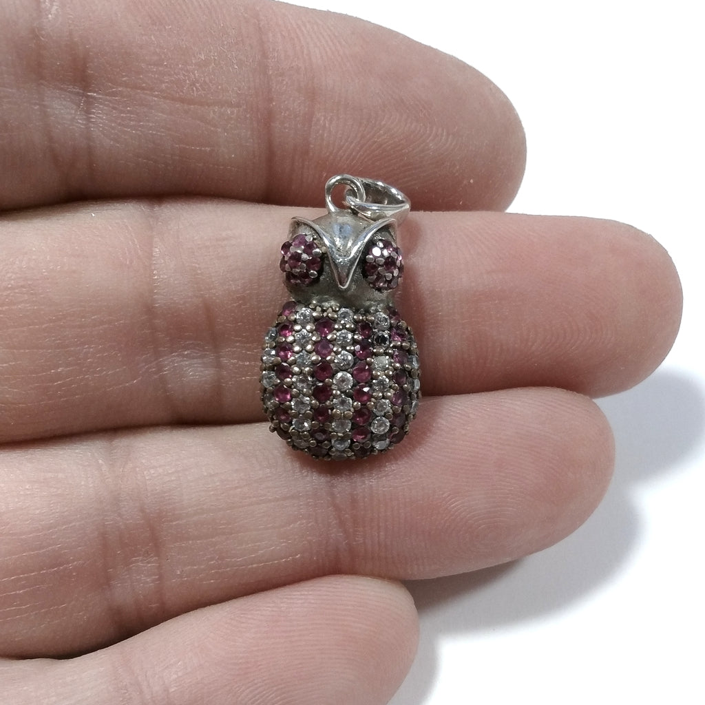 STONE PENDANT | in 925 silver with pink Tourmaline