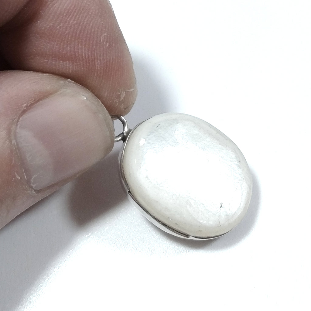 Ciondolo d'argento in argento 925 Ciondolo con pietra Madreperla | GIOIELLI ETNICI