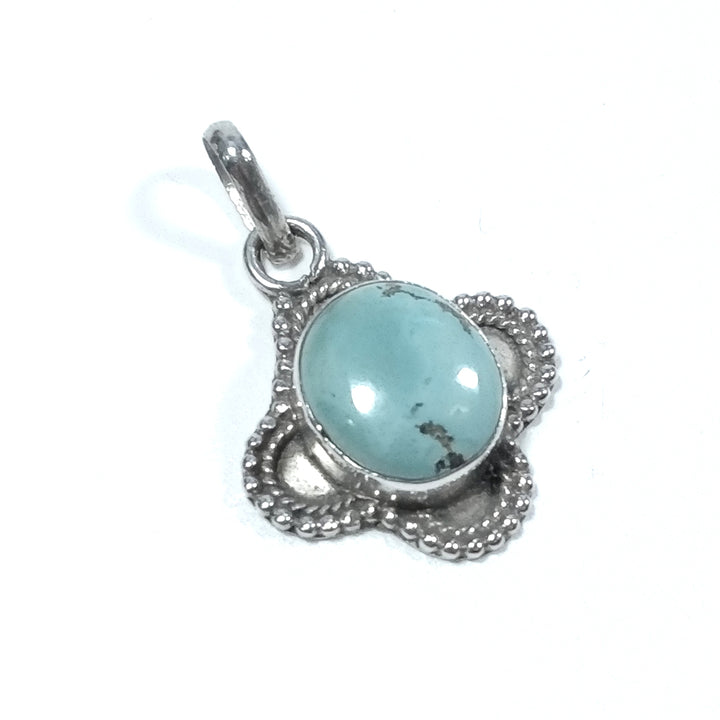 Pendant with stone in 925 silver ETHNIC Turquoise pendant