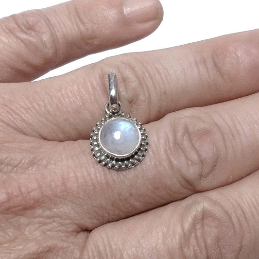 CIONDOLO pietra di luna - argento 925 | Gioielli in argento