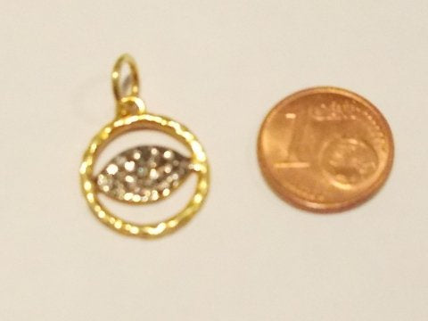 freeitalianjewels - COLLANA occhio - Zircone - ilmondodiwit - Collana