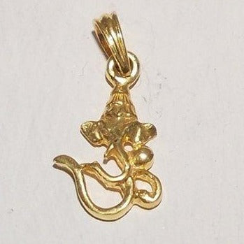 Ganesh pendant in 18k gold