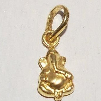 Ciondolo Ganesh in oro 18 carati