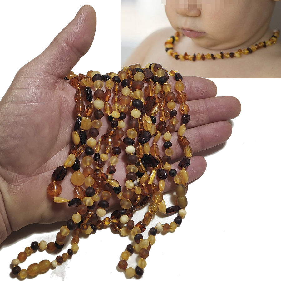 Collana d'ambra per bambini