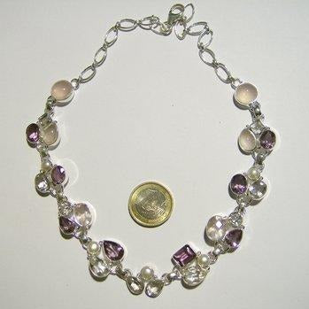 freeitalianjewels - COLLANA AMETISTA argento - ilmondodiwit - Collana