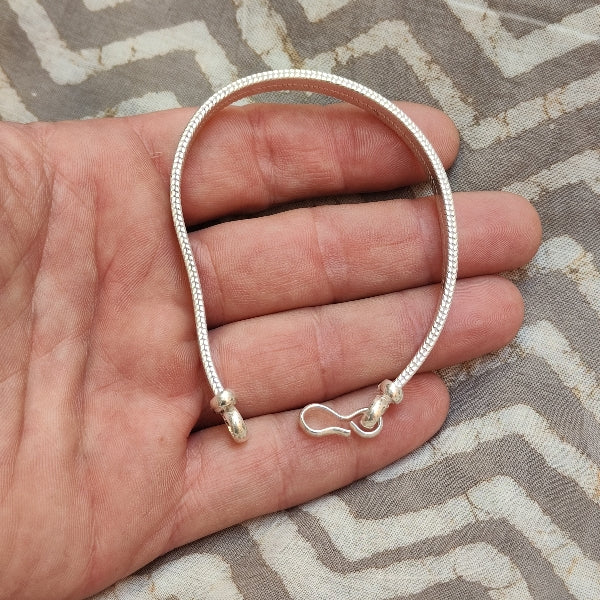 Bracciale argento 925 SNAKE PIATTO - NANDI