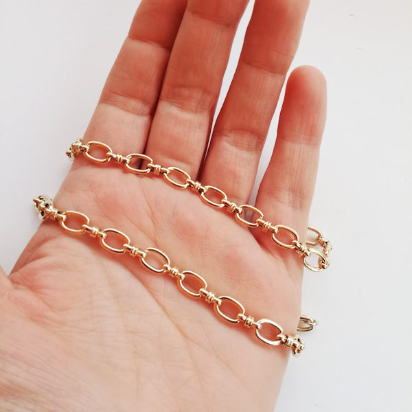 COLLANA JAMES in acciaio 316 L Chirurgico | collane in acciaio | Collana con catena rettangolare