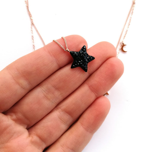 COLLANA KYLE collana con stella in acciaio 316 L Chirurgico