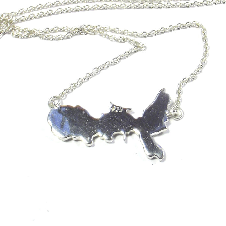 Collana Isola d'Elba in argento 925 grande - Elba a porter