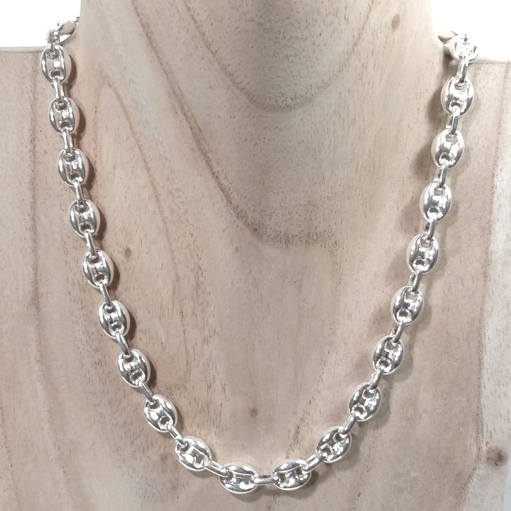 COLLANA in argento 925 maglia marina - ANNABELLA