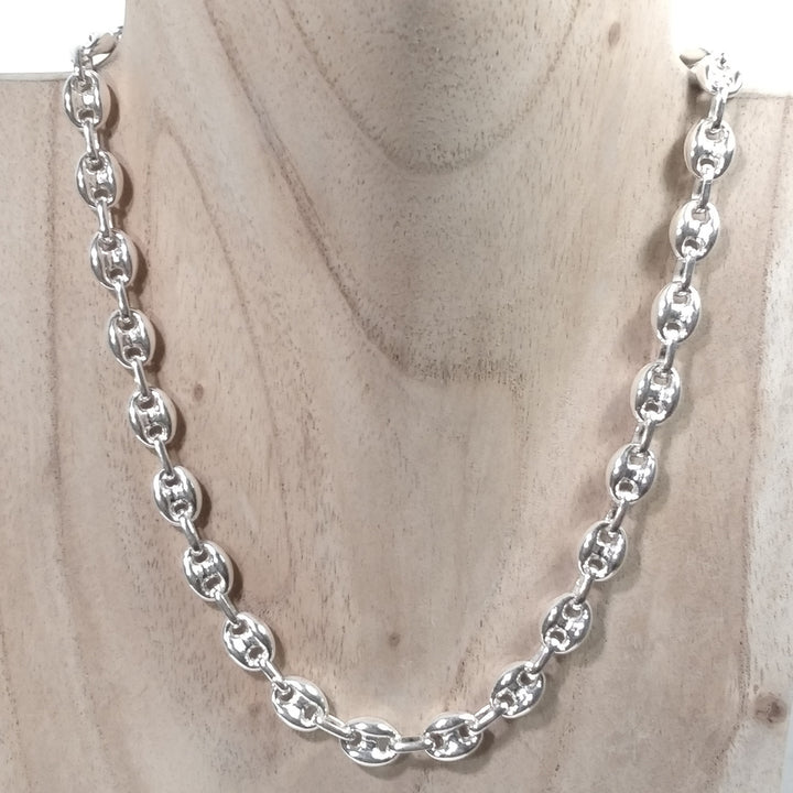 COLLANA in argento 925 maglia marina - ANNABELLA