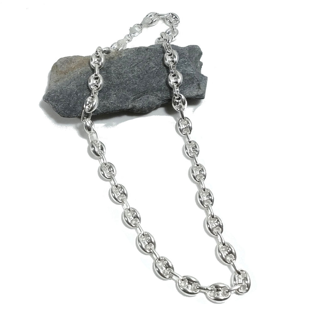 COLLANA in argento 925 maglia marina - ANNABELLA