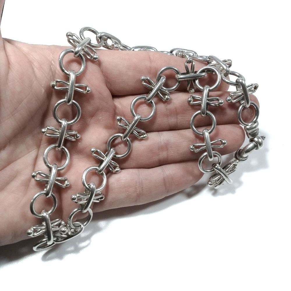 COLLANA in argento 925 ORNAMENTI etnici | GIOIELLI IN ARGENTO