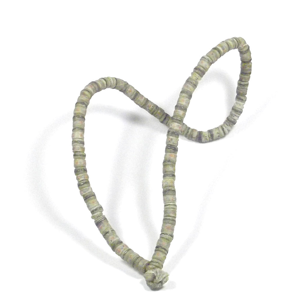 COLLANA ETNICA - rosario tibetano originale osso YAK - Uomo Donna