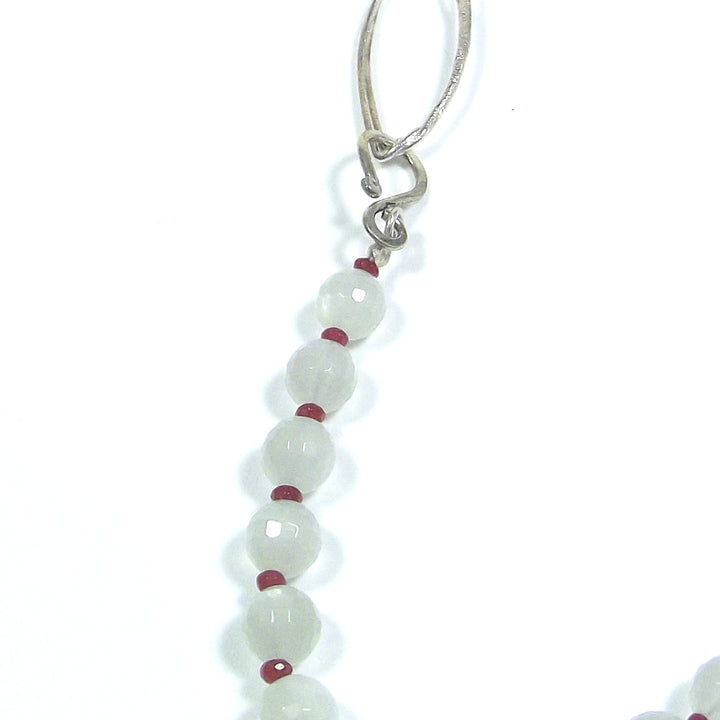 JEWELRY | NECKLACE with moonstone SARDINE clasp in 925 silver