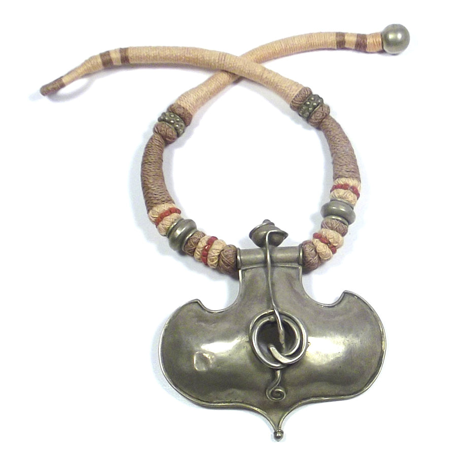 GIOIELLI | COLLANA etnica -  argento 925 con patina d'orata | ETNICO