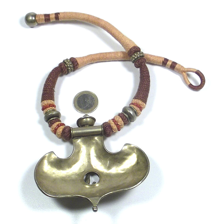 JEWELRY | ETHNIC NECKLACE - 925 silver with gold patina | ETHNIC