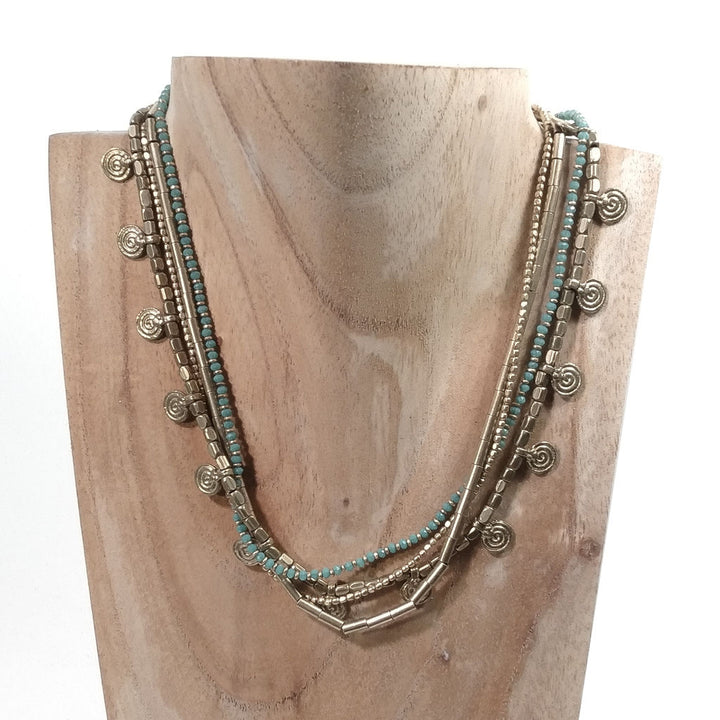 Girocollo | Collana artigianale in ottone Collana ETNICA | COLLANE IN OTTONE