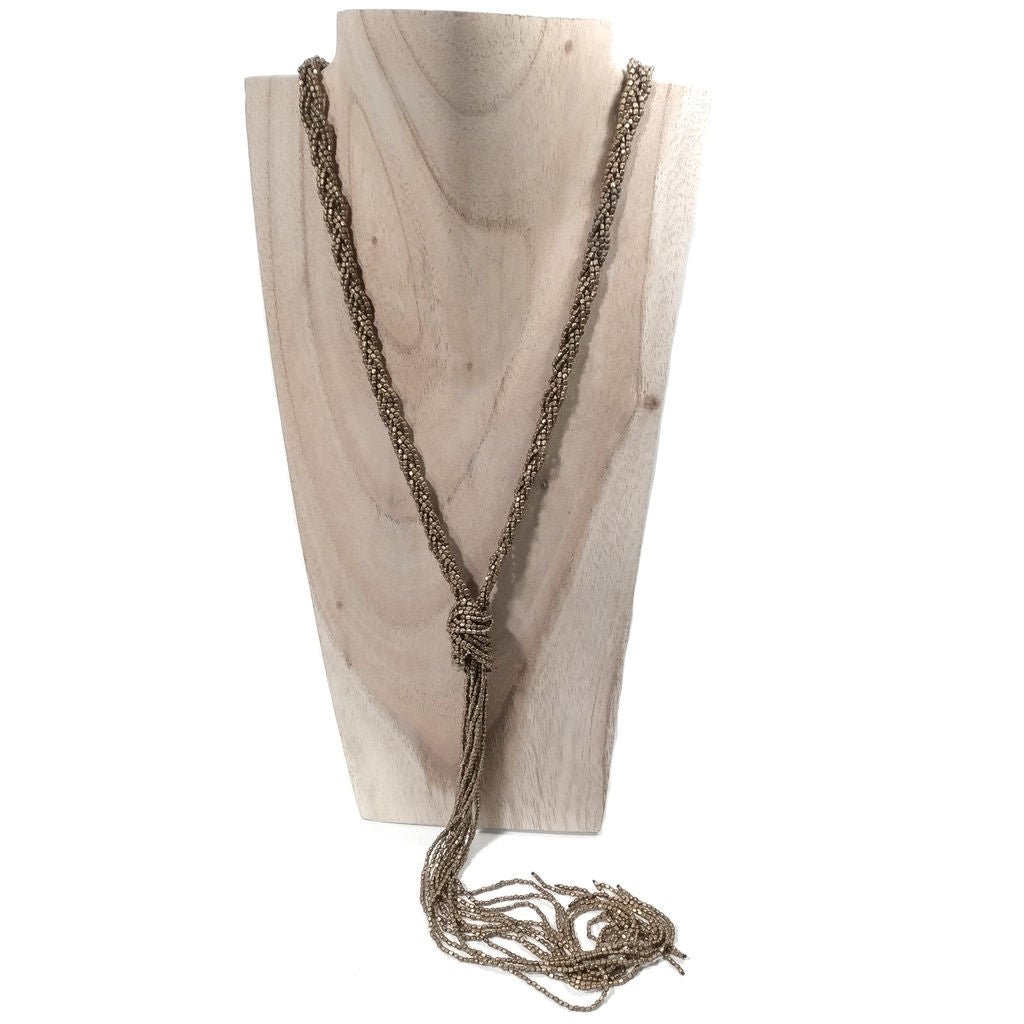 Collana lunga artigianale in ottone Collana ETNICA | COLLANE IN OTTONE