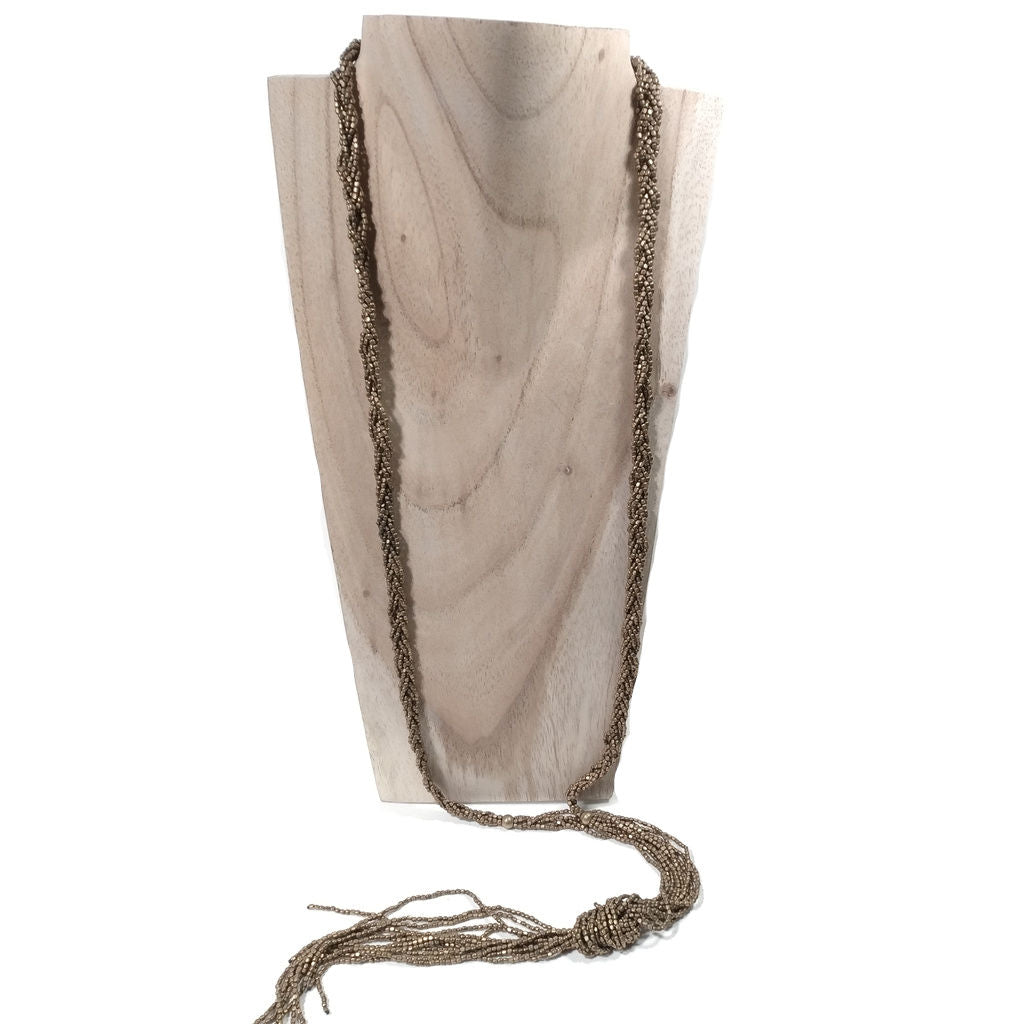 Collana lunga artigianale in ottone Collana ETNICA | COLLANE IN OTTONE