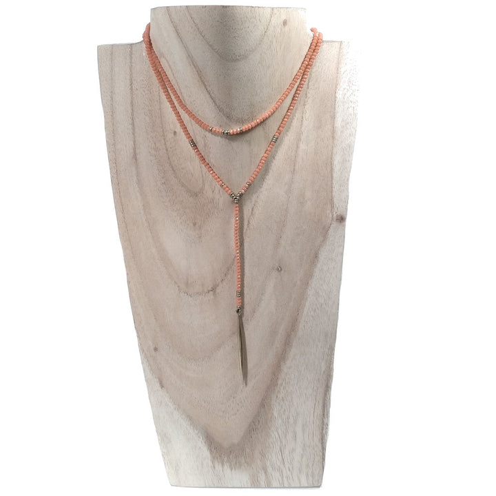 Collana lunga artigianale in ottone Collana ETNICA | COLLANE IN OTTONE