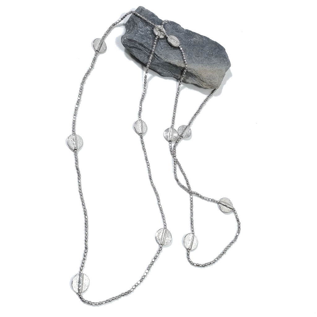 Collana lunga artigianale in ottone Collana ETNICA | COLLANE IN OTTONE