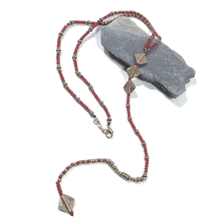 Collana lunga artigianale in ottone - COMILLA