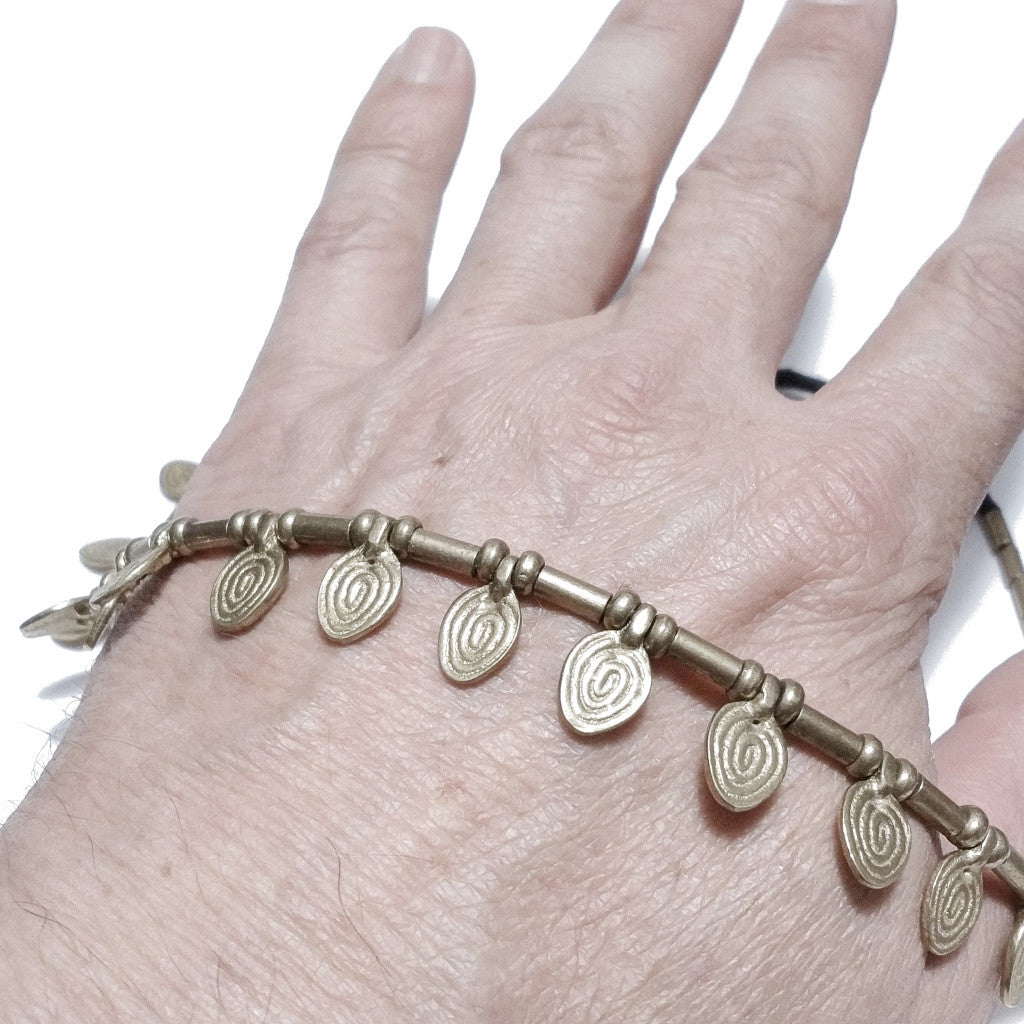 Collana choker artigianale in ottone Collana ETNICA | COLLANE IN OTTONE