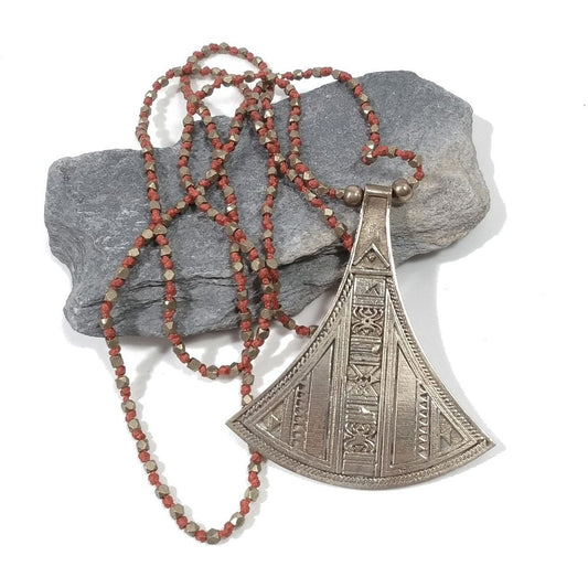 Collana lunga artigianale in ottone Collana ETNICA | COLLANE IN OTTONE