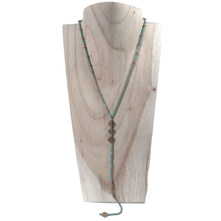 Collana lunga artigianale in ottone - COMILLA