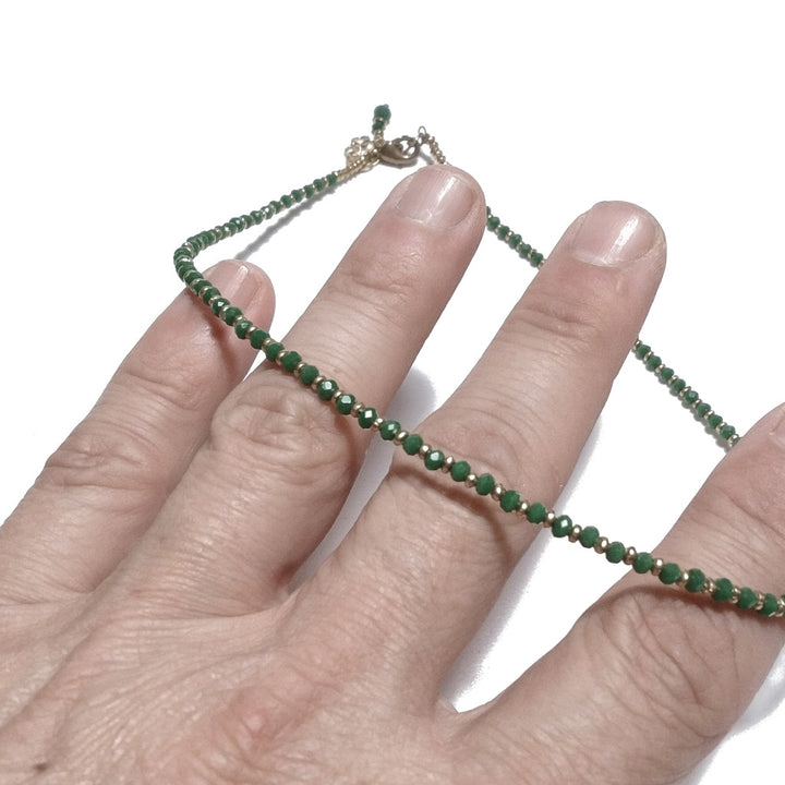 Collana choker girocollo artigianale in ottone - MULADI
