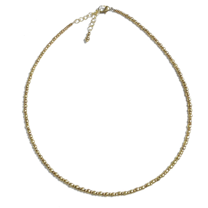 Collana choker girocollo artigianale in ottone - MULADI