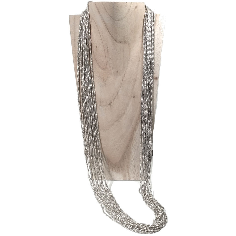 Collana lunga artigianale in ottone Collana ETNICA | COLLANE IN OTTONE