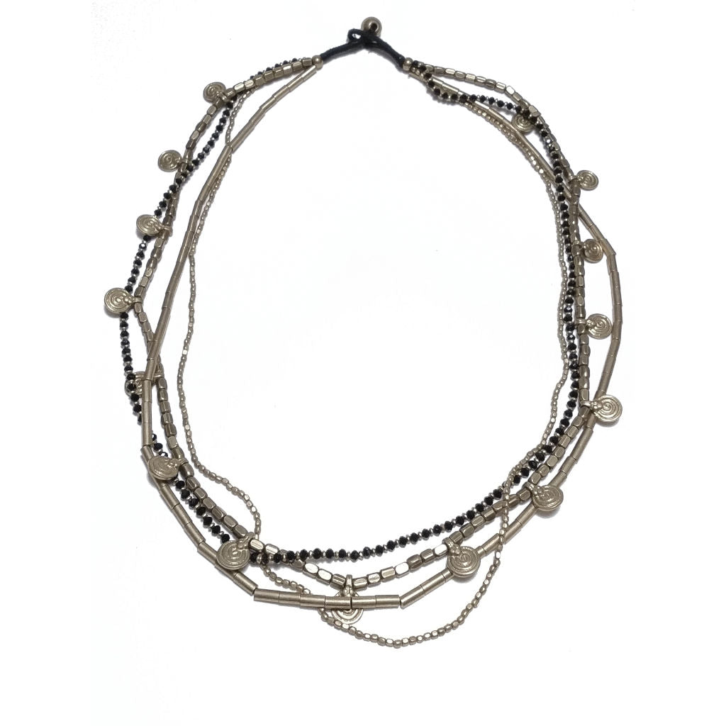Collana artigianale in ottone Collana ETNICA | COLLANE IN OTTONE tibet