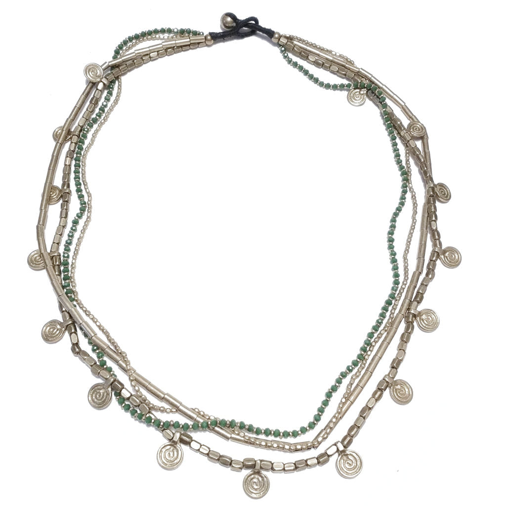 Collana artigianale in ottone Collana ETNICA | COLLANE IN OTTONE tibet