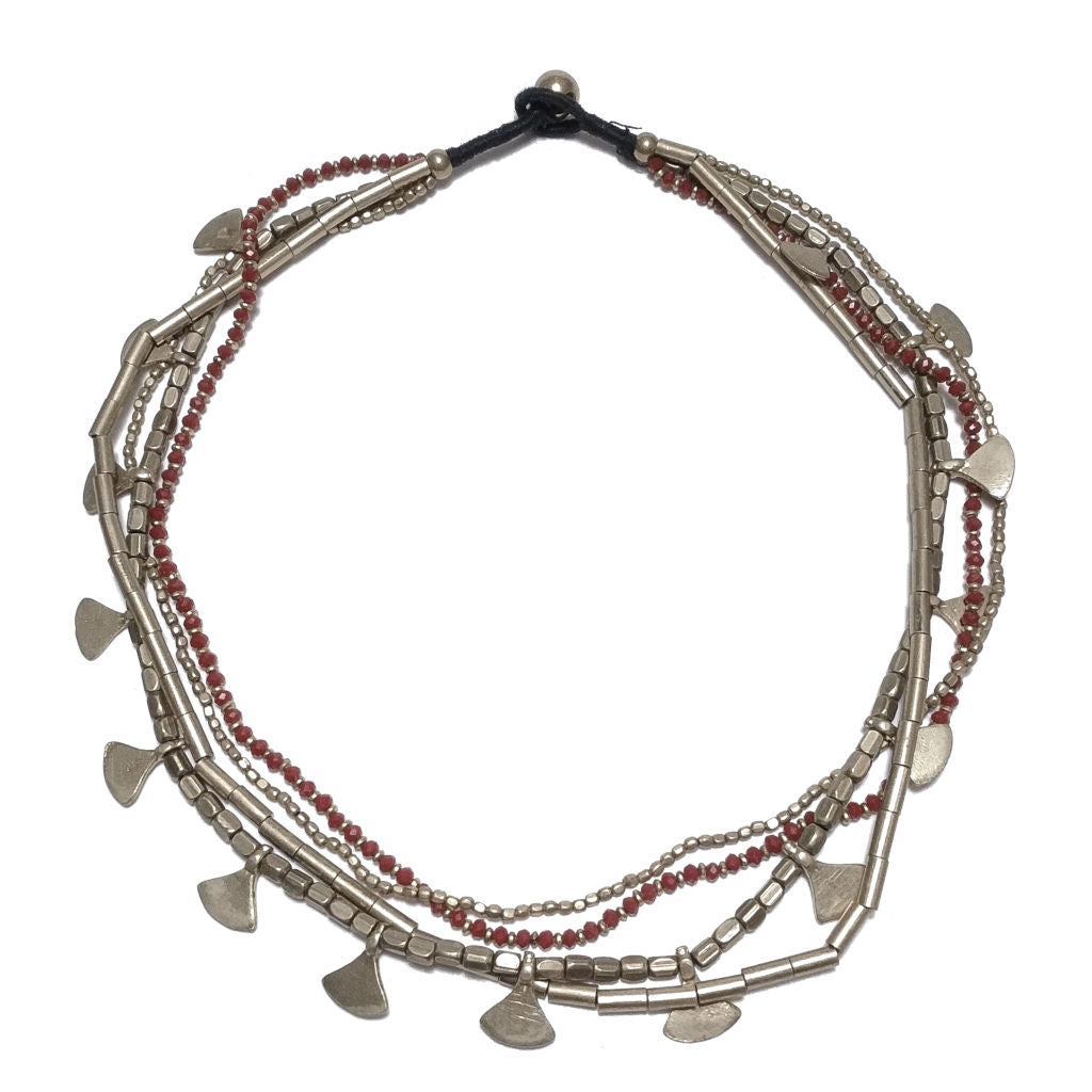 Collana choker artigianale in ottone Collana ETNICA | COLLANE IN OTTONE | Girocollo
