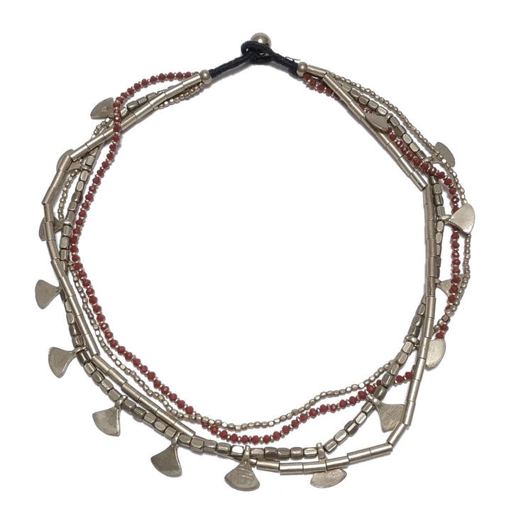 Collana choker artigianale in ottone Collana ETNICA | COLLANE IN OTTONE | Girocollo