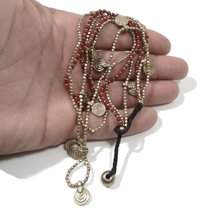 Collana girocollo artigianale in ottone - MIRIAM