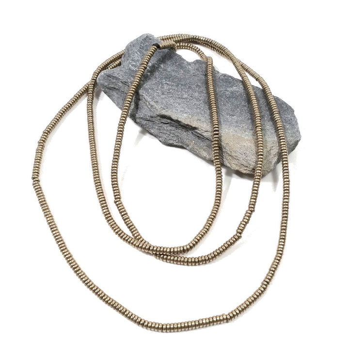 Collana lunga artigianale in ottone Collana ETNICA | COLLANE IN OTTONE