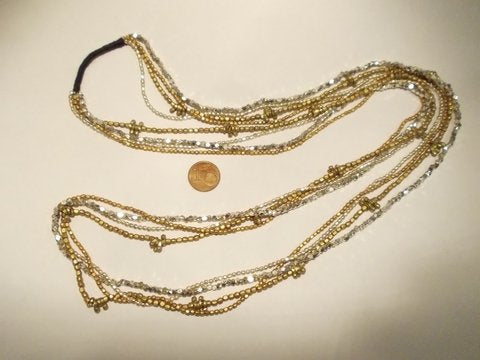 Naga brass necklace