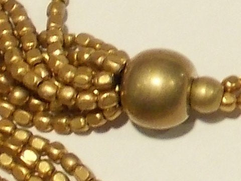Collana in ottone Naga