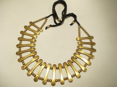 Naga brass necklace